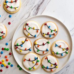 Christmas Light Cookies