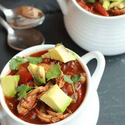 Smoky Chipotle Chocolate Chicken Chili.