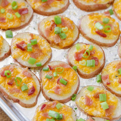 Baked Potato Rounds Recipe