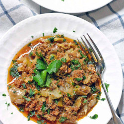 Slow Cooker Stuffed Cabbage Casserole
