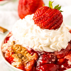 Strawberry Dump Cake