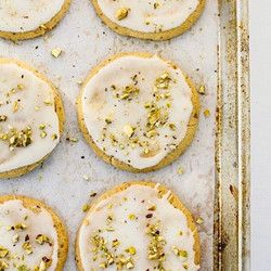Olive Oil Sugar Cookies With Lemon Glaze