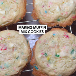 Birthday Cake Muffin Cookies