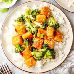 Easy Thai Sweet Chili Tofu [vegan]