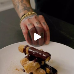 Vegan Churros With Vegan Chocolate Ganache