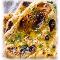 Garlic and Coriander Naan Bread