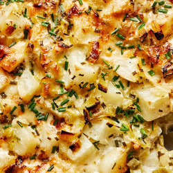 Potato Leek Au Gratin