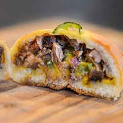 Brisket, Cheese, And Jalapeño Kolaches