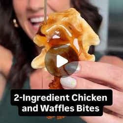 Chicken And Waffles Bites