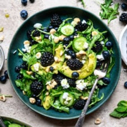 Blackberry, Avocado And Arugula Salad