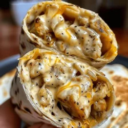 Cheesy Garlic Chicken Wraps: A Deliciously Easy Meal