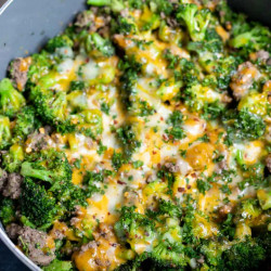 Cheesy Ground Beef And Broccoli Recipe