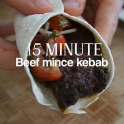 Tray Bake 15 Minute Beef Mince Kebab