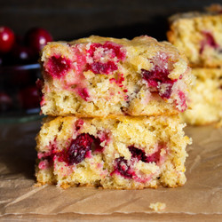 Cranberry Orange Oatmeal Breakfast Cake