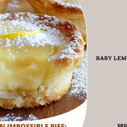 Baby Lemon Impossible Pies