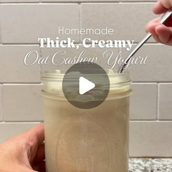 Oat Cashew (Plant-based) Yogurt