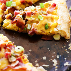 Puff Pastry Breakfast Pizza - Chef In Training