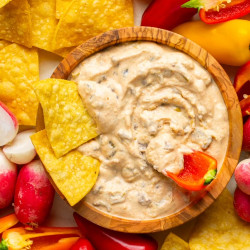 Viral High Protein Cottage Cheese Queso Dip Recipe