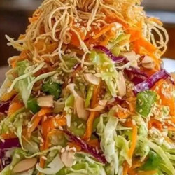 Easy Crunchy Asian Cabbage Slaw With Addictive Sesame Dressing