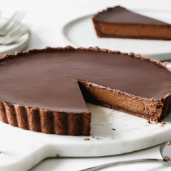 Chocolate Truffle Tart (gluten-free, Dairy-free)
