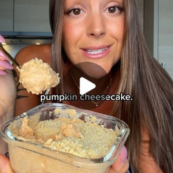 Easy Fat Loss Pumpkin Cheesecake