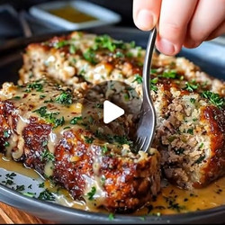 Garlic Parmesan Meatloaf
