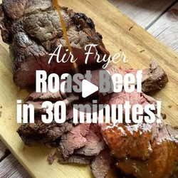 Perfectly Pink Airfryer Roast Beef