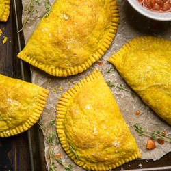 Authentic Vegan Jamaican Beef Patty