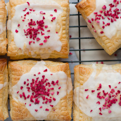 Blood Orange Puff Pastry ‘pop Tart’ Bites