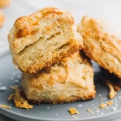 Flaky 5-ingredient Sourdough Discard Biscuits*