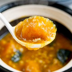 Japanese Kabocha With Ground Meat (kabocha No Soboroni)