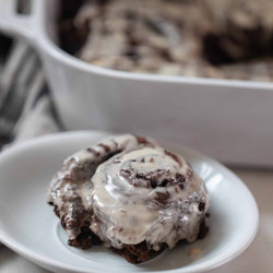 Double Chocolate Sourdough Rolls