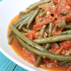 Lebanese Green Bean Stew (loubia B'zeit)