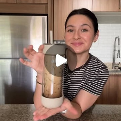 Brown Sugar Cinnamon Cold Brew (≈100 Calories)