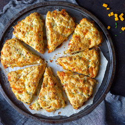 Bacon Cheddar Chive Scones
