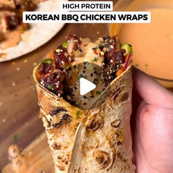 Korean Bbq Chicken Wraps