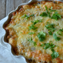 Black Bean And Veggie Quinoa Taco Casserole