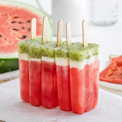 Kiwi Watermelon Popsicles