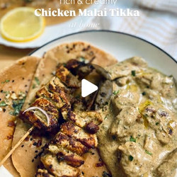 Creamy Chicken Malai Tikka