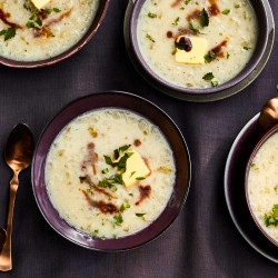 Creamy Mashed Potato Soup With Dashi |Food &amp; Wine,  Shota Nakajima