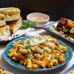 Spicy Rigatoni With Sausage