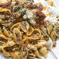 Meliz Berg’s One-pot Minced Lamb And Conchiglie Pasta