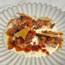 Moruños Spiced Chicken With Sobrasada And Cumin Yoghurt meat