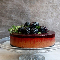 Chocolate, Blackberry And Thyme Ice Cream Cake (grain-free &amp; Vegan)