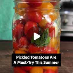 Easy Pickled Tomatoes