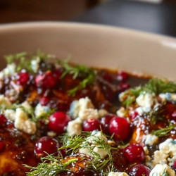 Honey Cranberry Chicken Bake With Feta