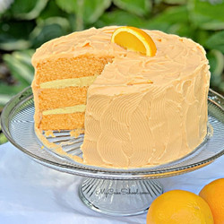Orange Dreamsicle Cake {a Doctored Cake Mix Recipe}