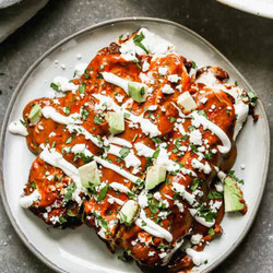 Mole Enchiladas