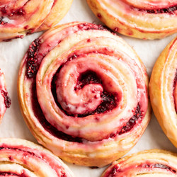Himbeer Schnecken