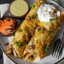 Rotisserie Chicken Enchiladas